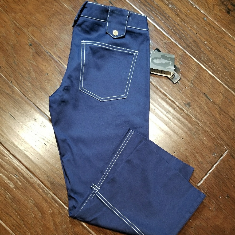 Blue capris